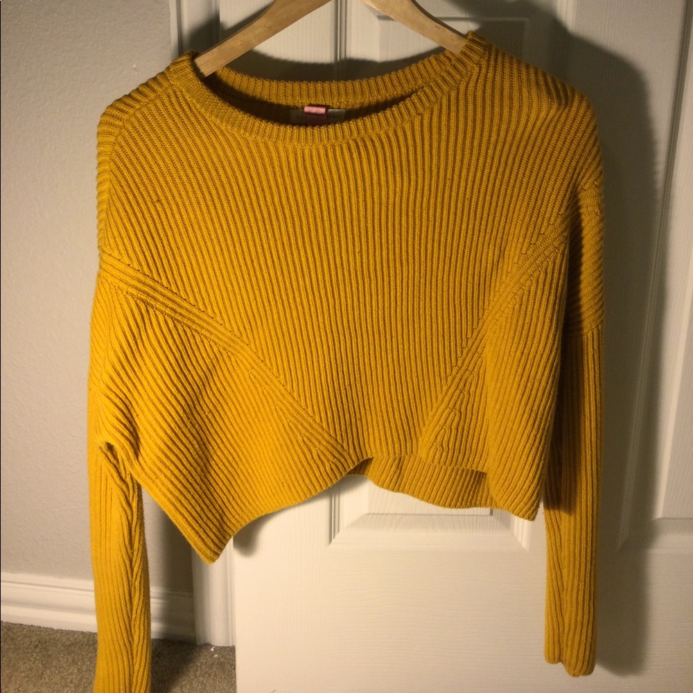 Pacsun LA Hearts Cropped Sweatshirt